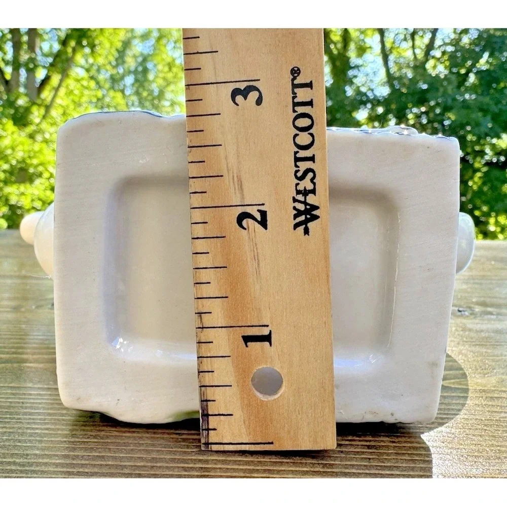 MSRF His Spa Her Spa Ceramic‎ Teapot Salon Barber Shop Storefront w Lid